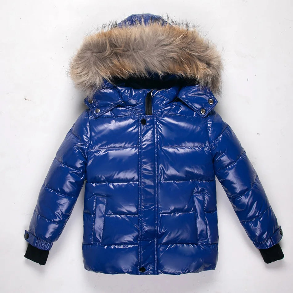 Fashion winter coat Children's jacket for baby boys girls clothes Warm kids clothes waterproof thicken snow wear 2-16Y