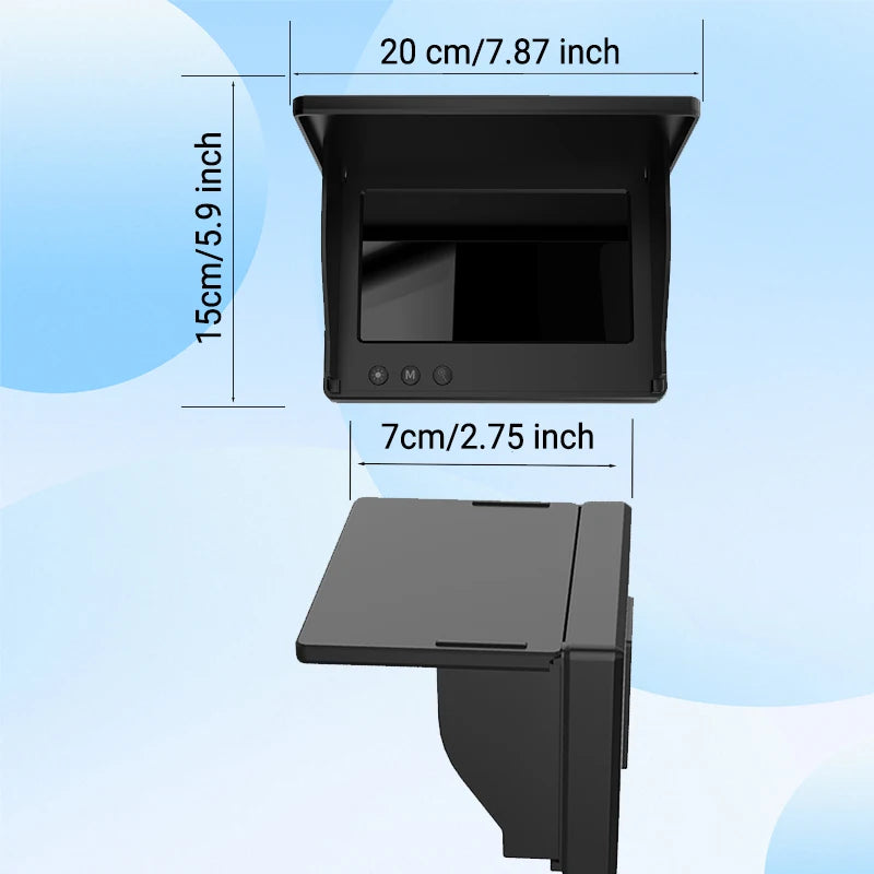 Underwater Fishing Camera Ice Fishing Camera with 4.3 IPS Wide Angle Display Infrared Night Vision with 15M /30M for Ice