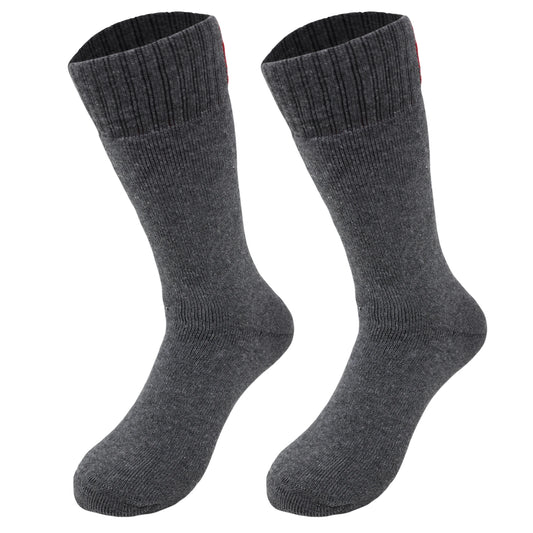 Thermal Insulated Socks for Men Seamless Toe Reinforced Heel Pre-Washed and Odor Free Shoe Size 8-11.5