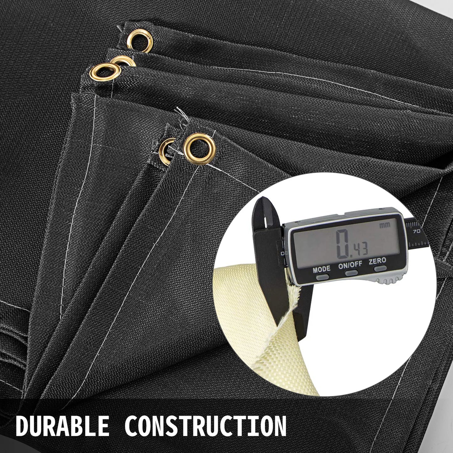 SucceBuy Welding Firesafe Fiberglass Blanket Emergency Survival Flame Retardant Safe Protective Equipment 6x10FT 8x10FT 10x10FT