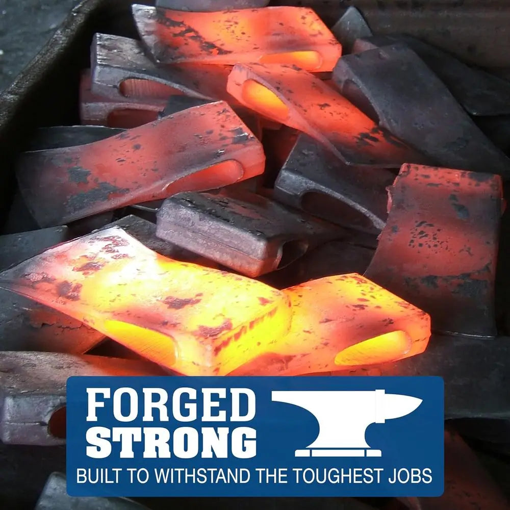 Michigan Pattern Double Bit Axe - 3.5 lbs Splitting Axe with 36 Straight Wooden Handle & Phantom Bevels - SU35-2MC