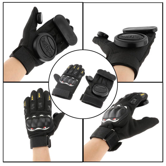 Protective Hand Gloves for Skateboarding and Longboarding - Enhanced Wrist Support