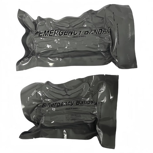 Emergency First Aid Kit Israeli Pressure Bandage 4"/6" for Outdoor Camping Hiking - Wound Care Survival Safety Gear