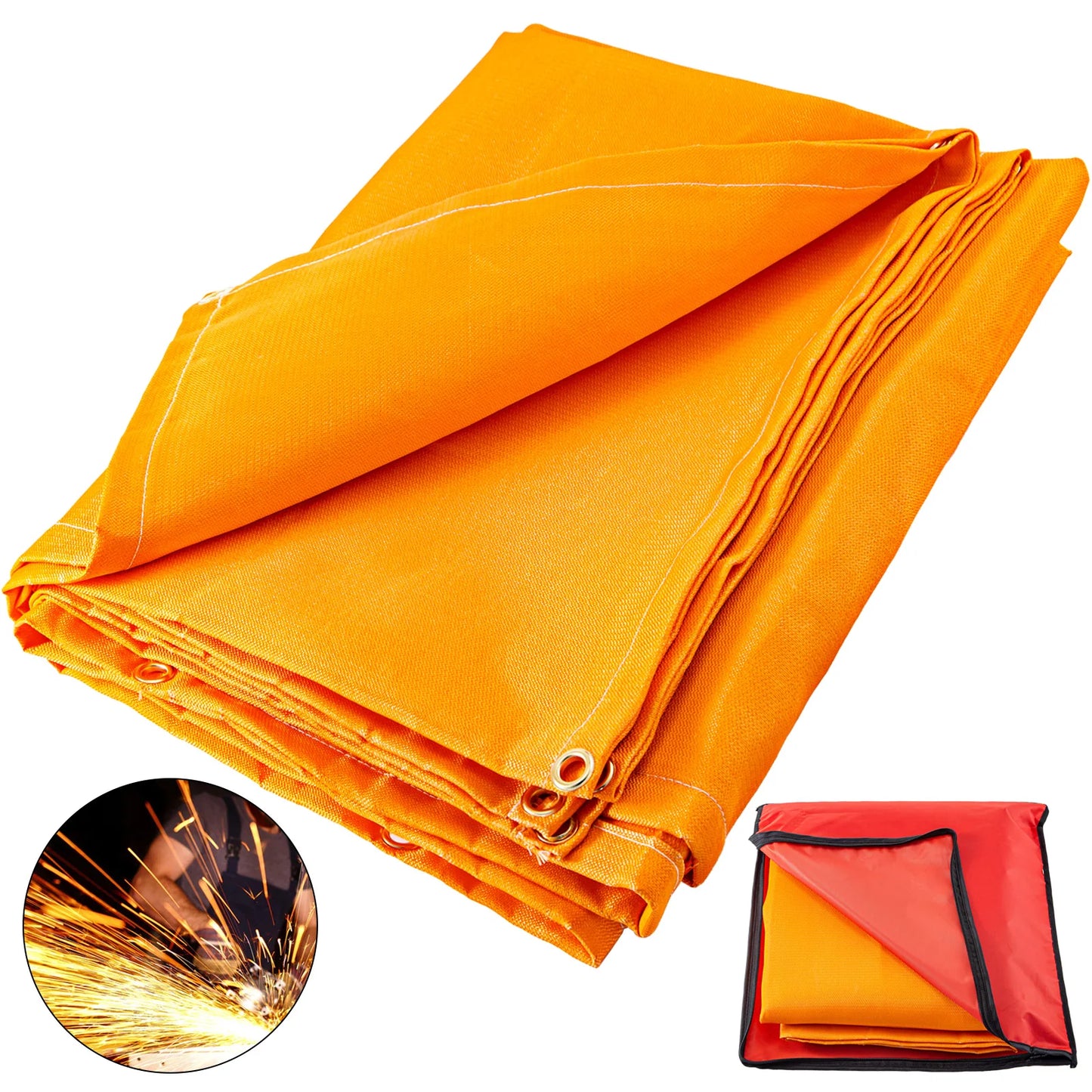 SucceBuy Welding Firesafe Fiberglass Blanket Emergency Survival Flame Retardant Safe Protective Equipment 6x10FT 8x10FT 10x10FT
