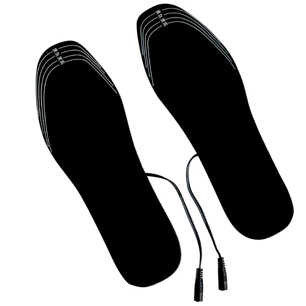 USB Electric Heated Insoles Comfortable Keeping Warm Washable Outdoor Sports Thermal Shoe Pads Mat Shoe Accessories