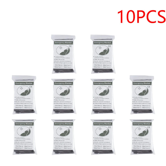 30-1PCS Emergency Rescue Blanket Outdoor Survive First Aid survival blanket Military Rescue Kit Rescue Foil Thermal Blanket ﻿