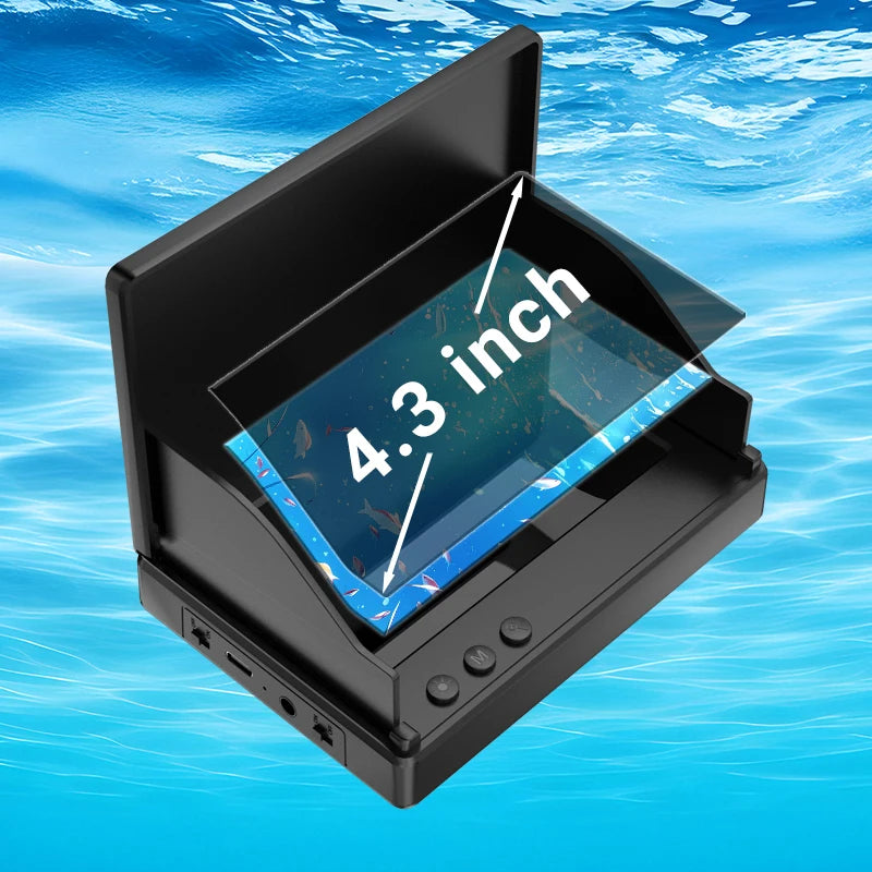 Underwater Fishing Camera Ice Fishing Camera with 4.3 IPS Wide Angle Display Infrared Night Vision with 15M /30M for Ice