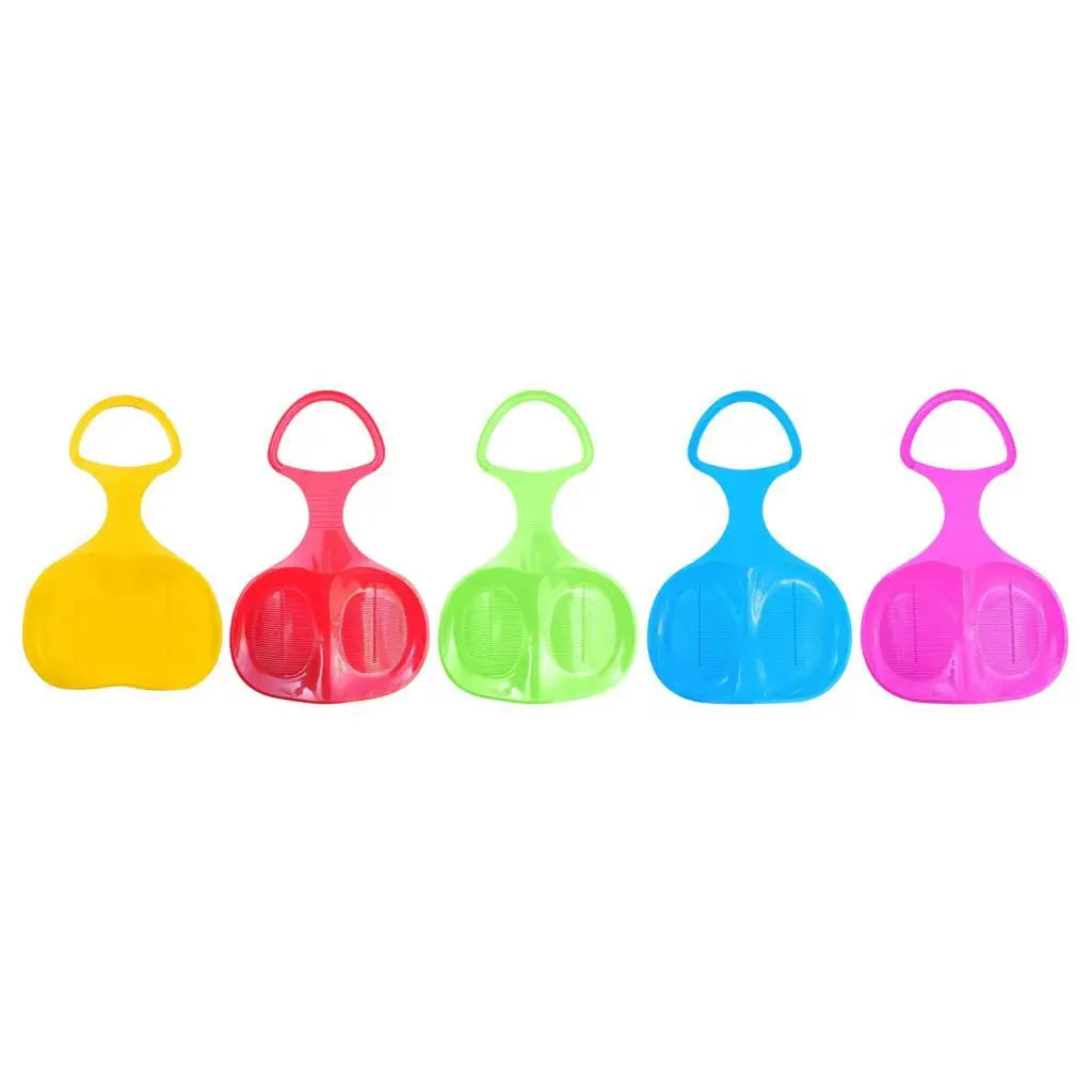 Snow Sled, Snow Luge Toboggan Skiing Board, Grass Sliding Sled, Heavy Duty Large with Handle, Sleigh Sledge for Kids Adults