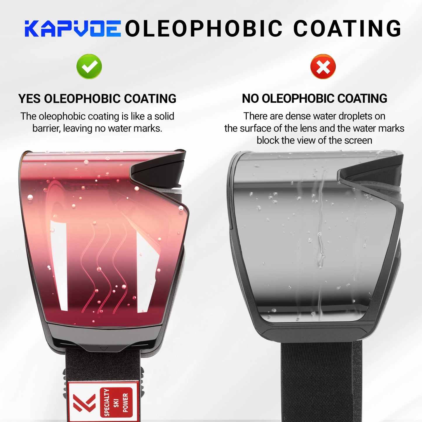 KAPVOE New Outdoor Photochromic Ski Goggles Winter Snow Sports for Unisex Snow Glasses UV400 Anti-fog Magnetic Snowboard Glasses