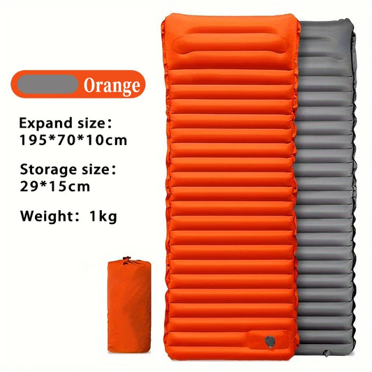 Camping Sleeping Pad Mat Inflatable, Ultralight Compact Camping Mattress, Outdoor Waterproof Sleep Pad for Backpacking Hiking
