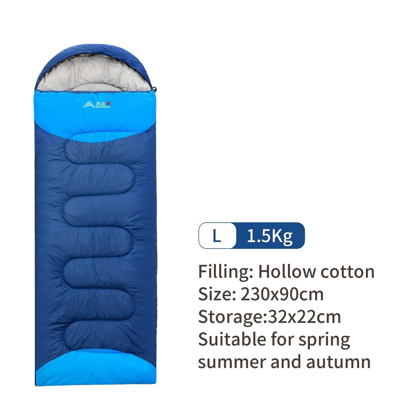 BISINNA Camping Sleeping Bag Ultralight Waterproof Winter Warm Envelope Backpacking Sleeping Bags for Outdoor Traveling Hiking