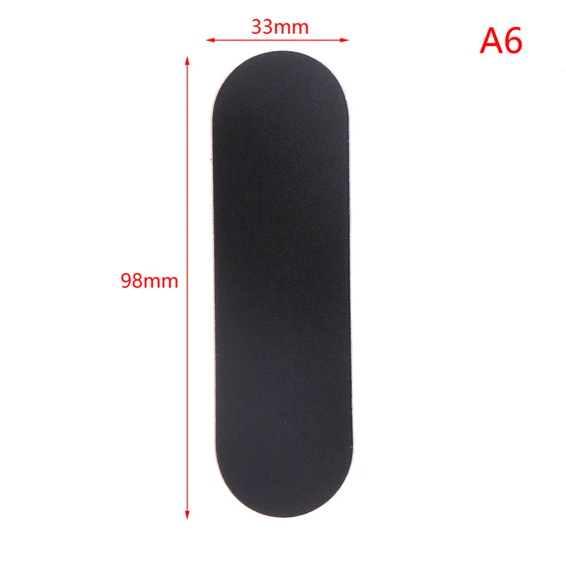 Fingerboard Foam Grip Tapes For Finger SkateBoard Anti-slip Wooden Fingerboard Deck Adhesive Tape Stickers Grip Tapes Black Mat