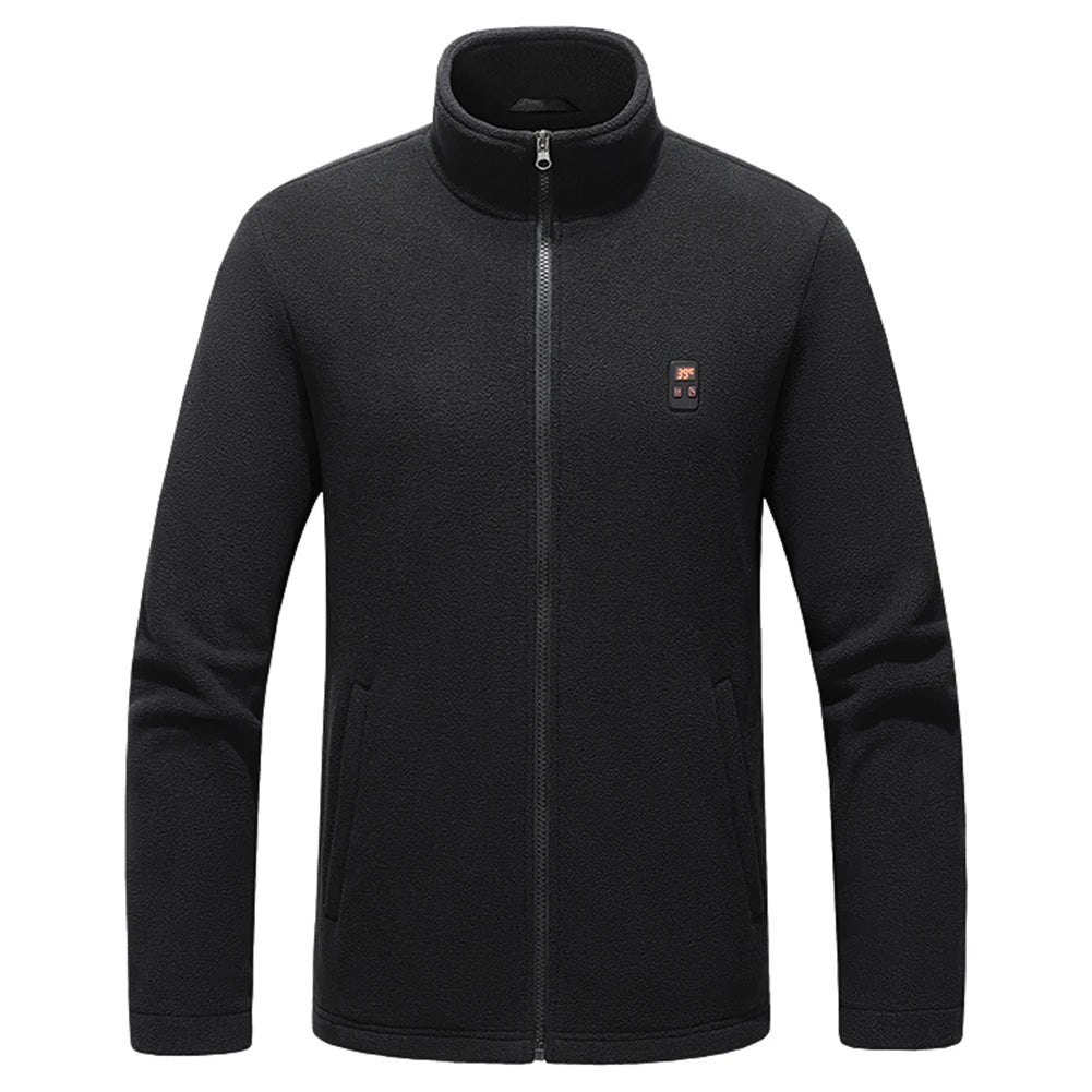 9 Heated Area Heated Jacket USB Charging Heated Insulated Jackets 3 Gear Temperature Heating Jackets Coat for Outdoor Activities