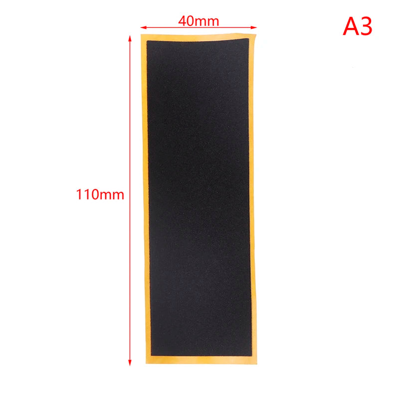 Fingerboard Foam Grip Tapes For Finger SkateBoard Anti-slip Wooden Fingerboard Deck Adhesive Tape Stickers Grip Tapes Black Mat