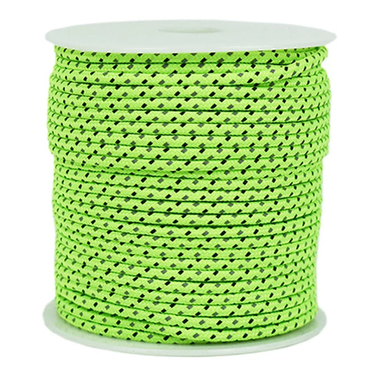 50M Reflective Paracord 2.5mm Parachute Cord Outdoor Camping survival Rope Durable Umbrella Tent Lanyard Strap Clothesline Rope
