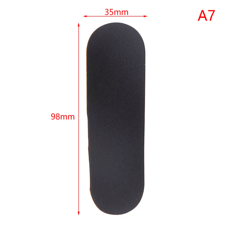 Fingerboard Foam Grip Tapes For Finger SkateBoard Anti-slip Wooden Fingerboard Deck Adhesive Tape Stickers Grip Tapes Black Mat