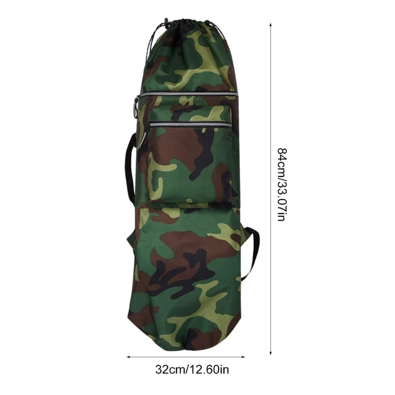 Waterproof Skateboard Bag, Longboards Bag, Wear-Resistant Surfboard Backpack, Carry Bag, Skateboard Storage Bags, 69HD