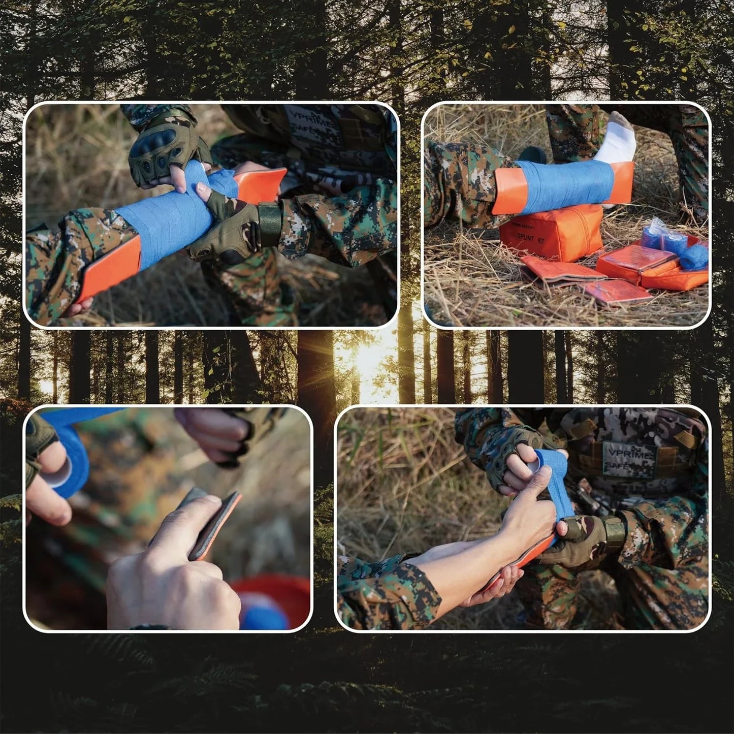 SANKE RESCUE First Aid Splint 36/18"X4.3" Wrist Thumb Support Brace Tendonitis Arthritis Thumb Protector Guard Right Left Hand