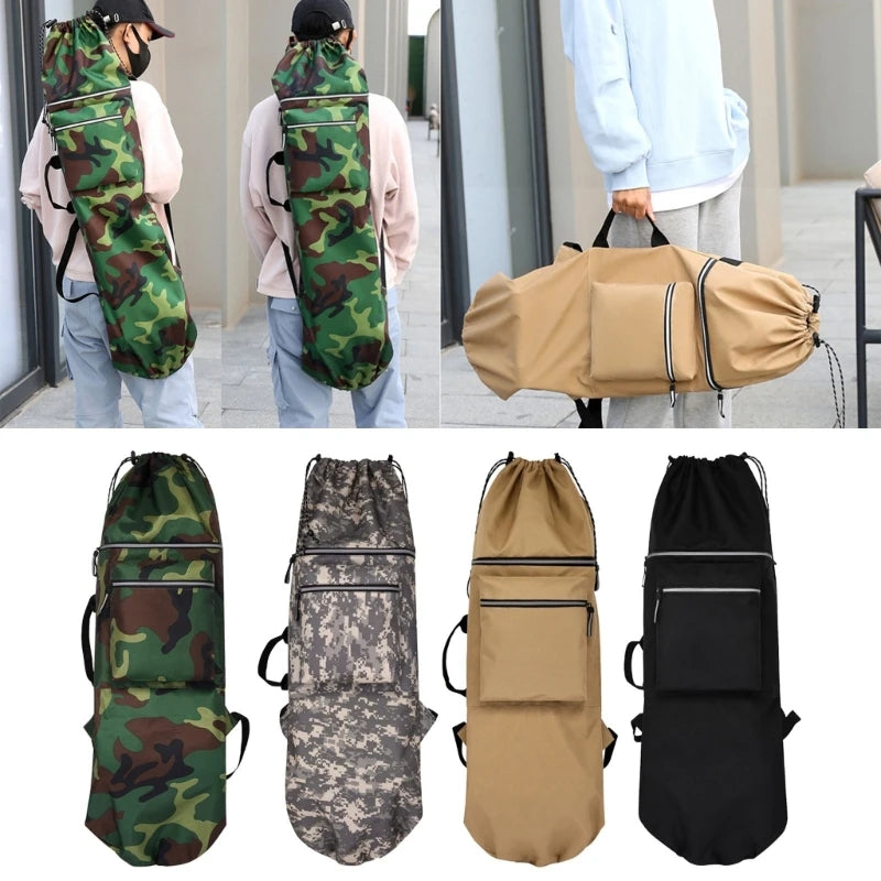 Waterproof Skateboard Bag, Longboards Bag, Wear-Resistant Surfboard Backpack, Carry Bag, Skateboard Storage Bags, 69HD