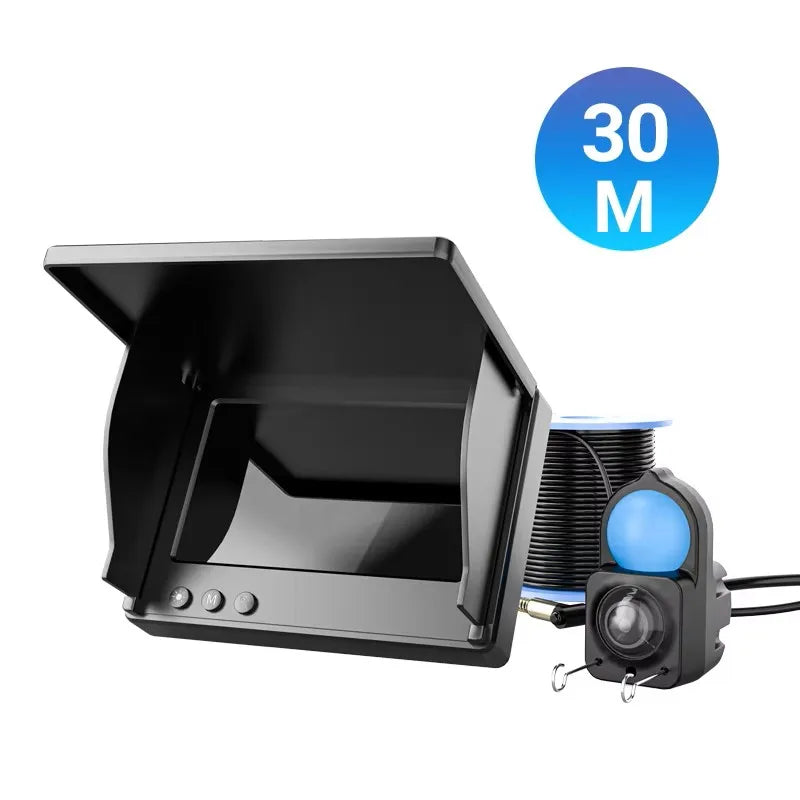 Underwater Fishing Camera Ice Fishing Camera with 4.3 IPS Wide Angle Display Infrared Night Vision with 15M /30M for Ice