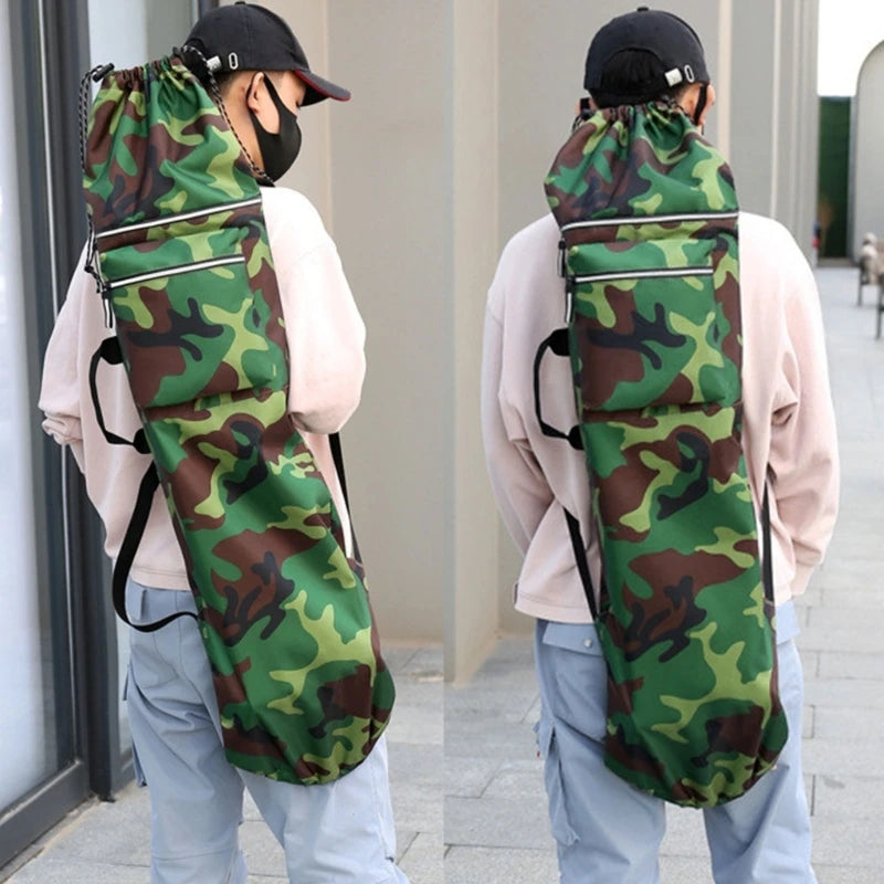Waterproof Skateboard Bag, Longboards Bag, Wear-Resistant Surfboard Backpack, Carry Bag, Skateboard Storage Bags, 69HD