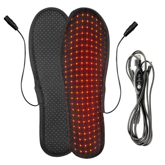 Electrically Heating Insoles Foot Warmer Heating Shoe Pad Winter Electric Heated Insoles for Women Men