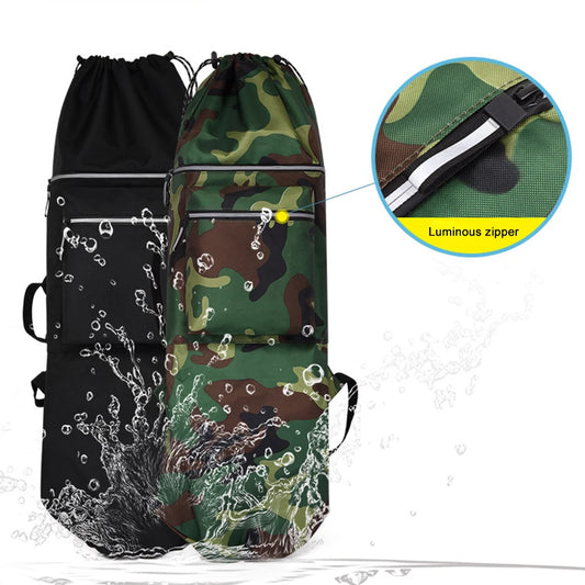 Skateboard Storage Backpack Oxford Cloth Skateboard Carry Bag Multifunction Drawstring Closure Skate Accessories